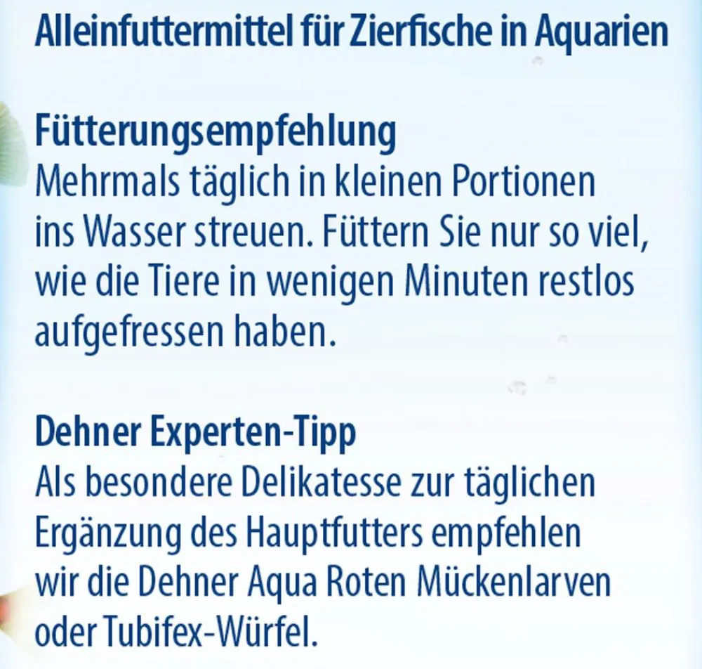 Dehner Aqua Fischfutter - Zierfischfutter Flocken-Mix