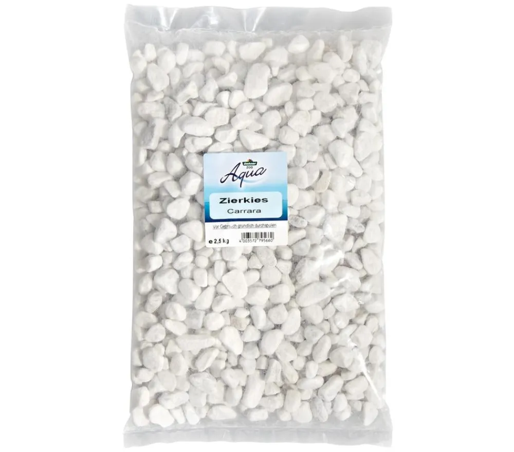 Dehner Aqua Bodengrund > Zierkies Carrara, 2,5 kg
