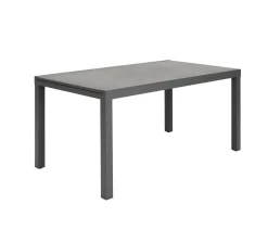 Dehner Ausziehtisch Chicago Dark, ca. B160-210/H75/T90 cm Dunkelgrau Hot