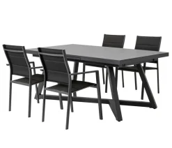 Dehner Ausziehtisch Monaco, ca. B190-250/H77/T100 cm Anthrazit Outlet