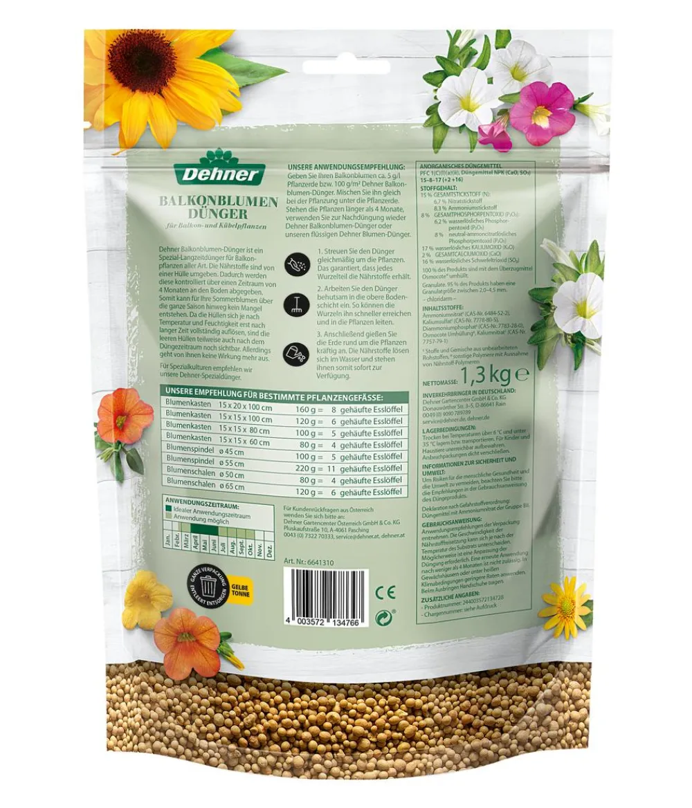 Dehner Universaldünger|Blumendünger - Balkonblumen-Dünger