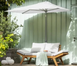 Dehner Balkonmöbel Aluminium|Sonnenschirme > Balkonschirm Chios, rechteckig, ca. B210/T130 cm