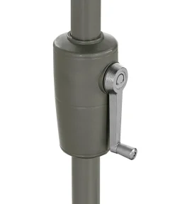 Dehner Balkonmöbel Aluminium|Sonnenschirme - Balkonschirm Chios, rechteckig, ca. B210/T130 cm Creme