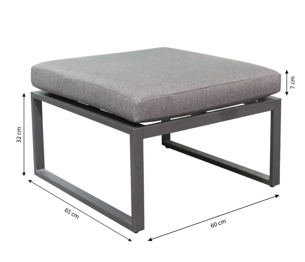 Dehner Loungemöbel|Balkonmöbel-Sets > Balkonset Padua, 5-teilig