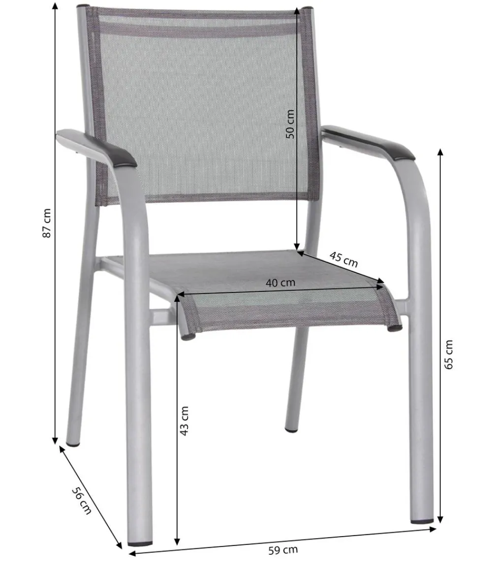 Dehner Balkon-Stapelstuhl Dallas Discount