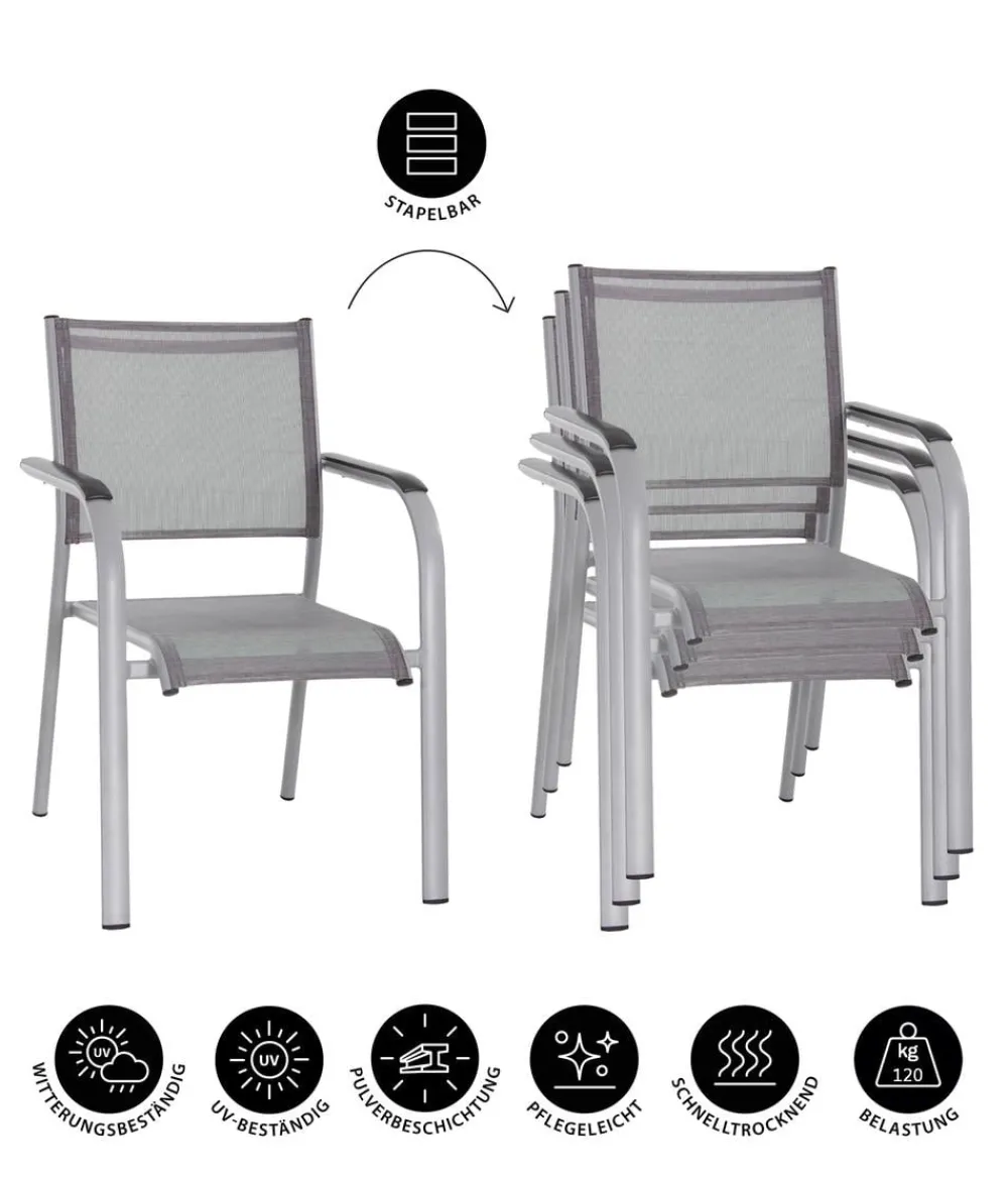 Dehner Balkon-Stapelstuhl Dallas Discount