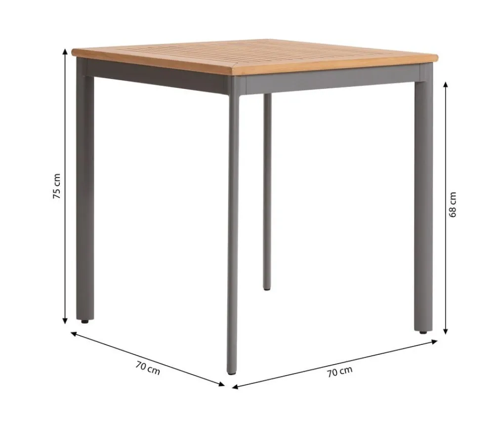 Dehner Balkontisch Colmar ca. B70/H75/T70 cm Sale