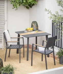 Dehner Balkontische|Balkontische > Balkontisch Montpellier, ca. B90/H74/T90 cm