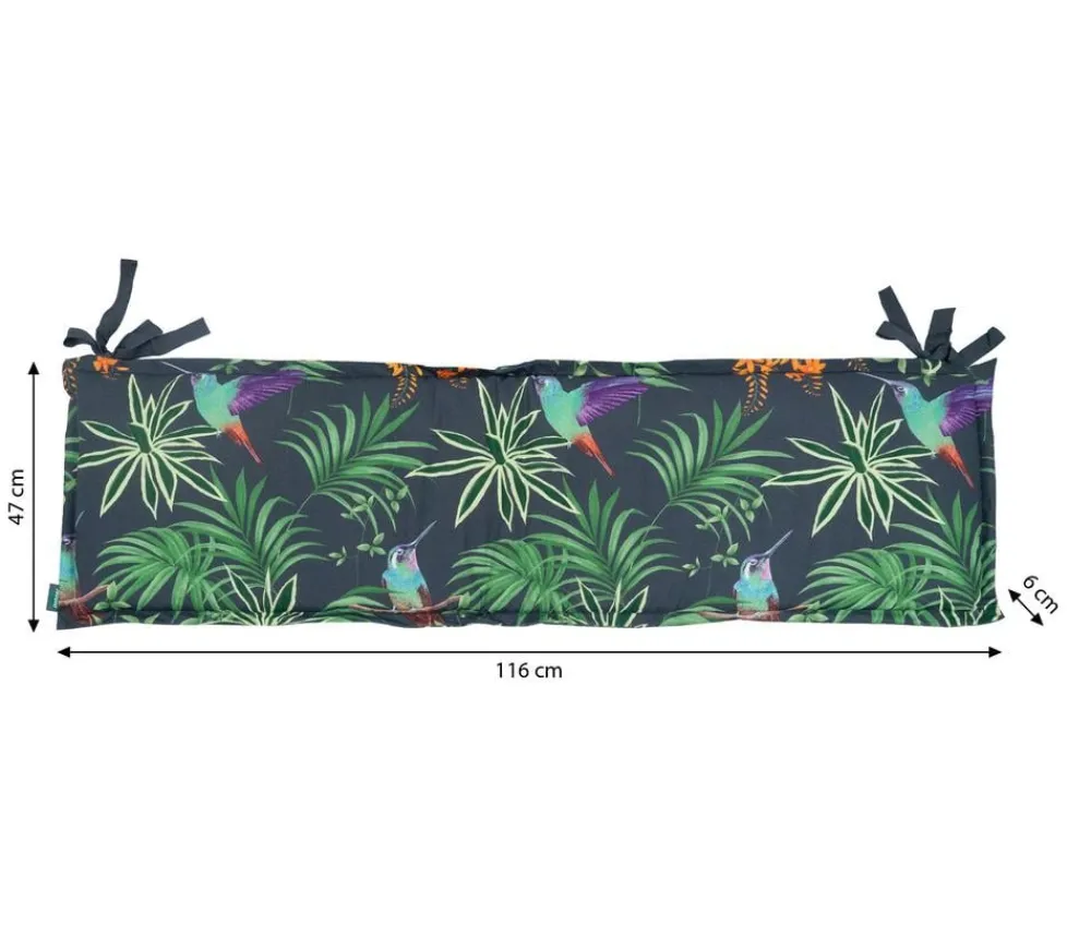 Dehner Bankauflage Sicilia 2-Sitzer, ca. B116/H6/T47 cm Sale