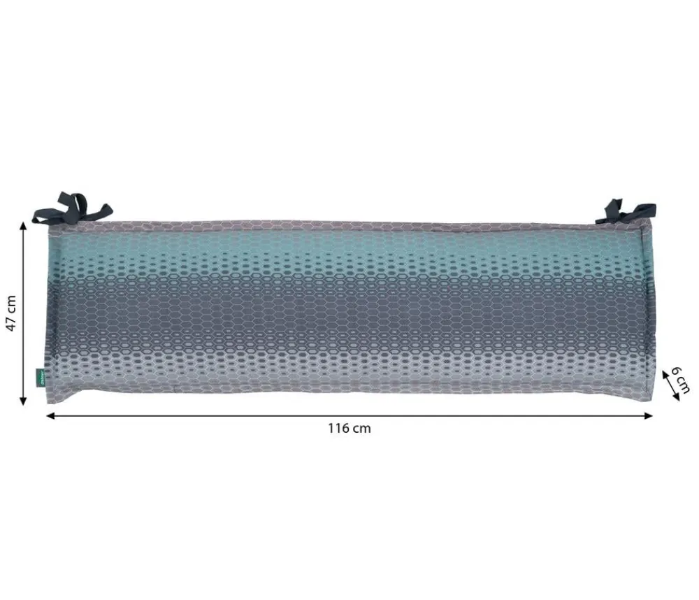 Dehner Sitzauflagen - Bankauflage Trentino 2-Sitzer, ca. B116/H6/T47 cm