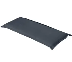 Dehner Bankauflage Veneto 2-Sitzer, ca. B116/H6/T47 cm Dunkelgrau New