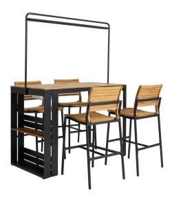 Dehner Gartenmöbel-Sets - Barset New Jersey, 5-teilig