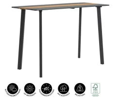 Dehner Bistro- & Bartische > Bartisch Montpellier, ca. B160/H104/T66,5 cm