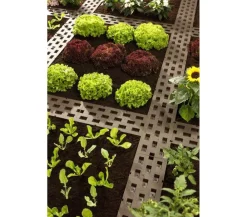Dehner Mähkanten & Beetkanten - Beetplatten für den Garten, 5 Stk. Braun