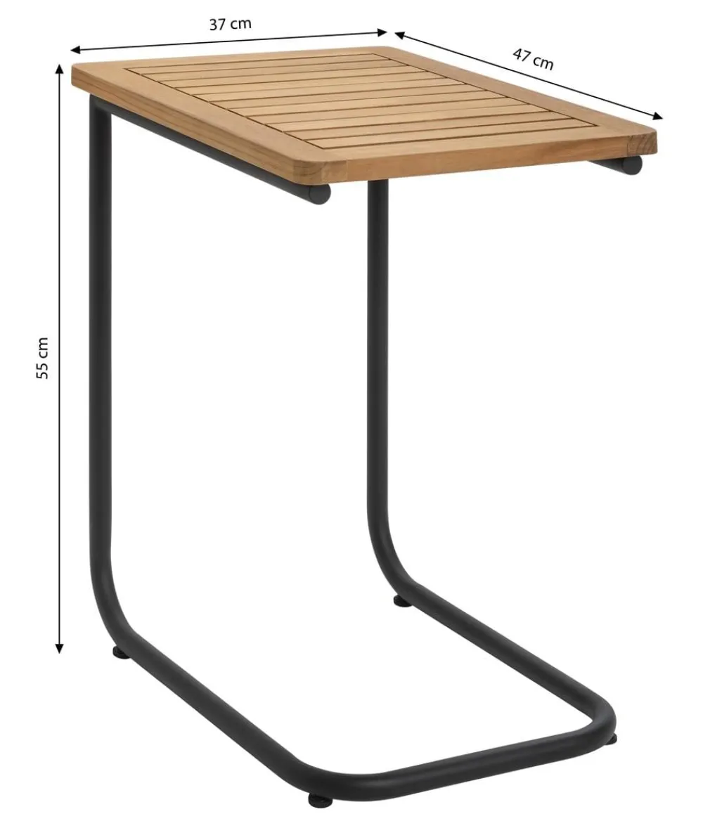 Dehner Beistelltische > Beistelltisch Milo, ca. B47/H55/T35 cm
