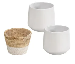Dehner Blumentöpfe & Übertöpfe - Übertopf-Set Call Of Beauty, 3-teilig