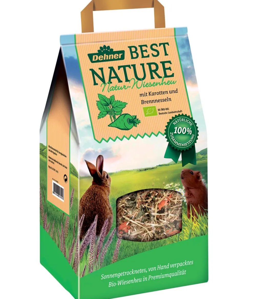 Dehner Best Nature Heu > Bio Natur-Wiesenheu, mit Karotten, 1 kg