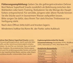 Dehner Best Nature Hundesnack Superfood Rind mit Roter Beete New