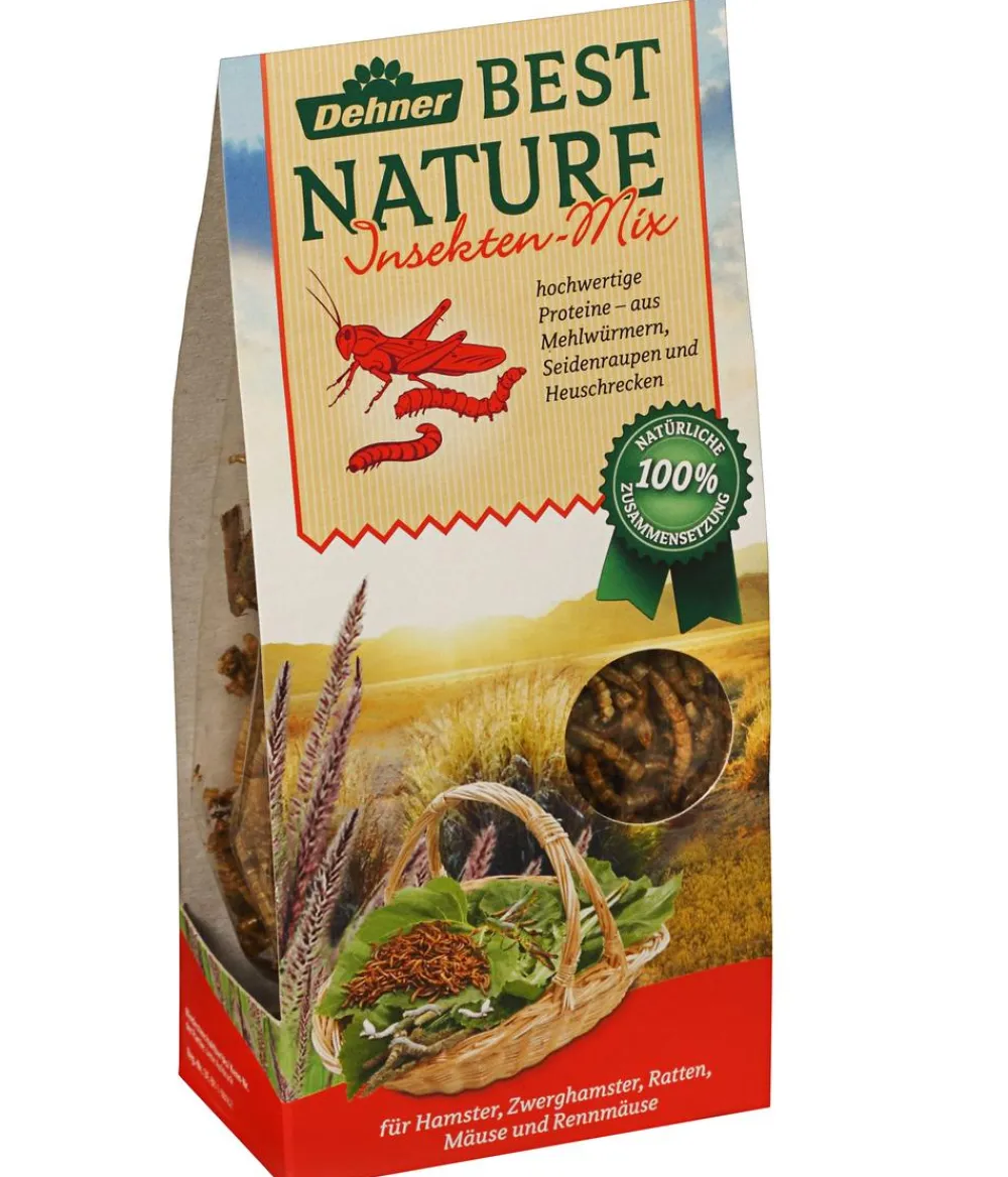 Dehner Best Nature Nahrungsergänzung Kleintiere - Insekten-Mix, 60 g