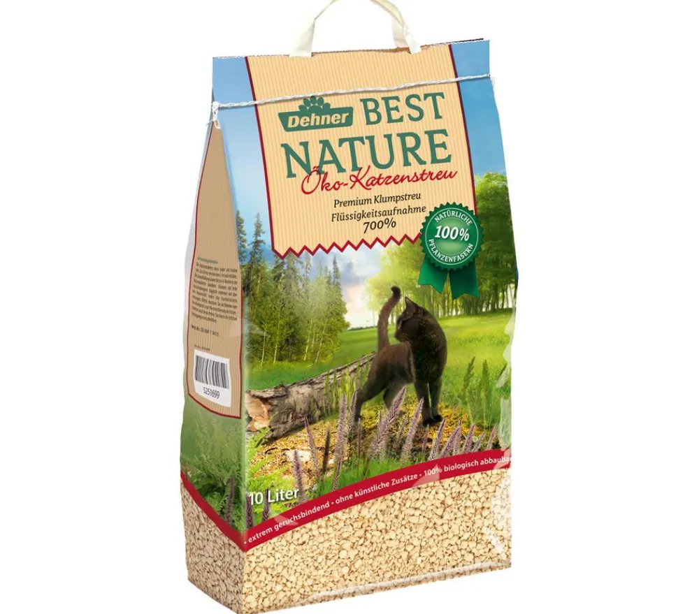 Dehner Best Nature Katzenstreu - Öko-Katzenstreu