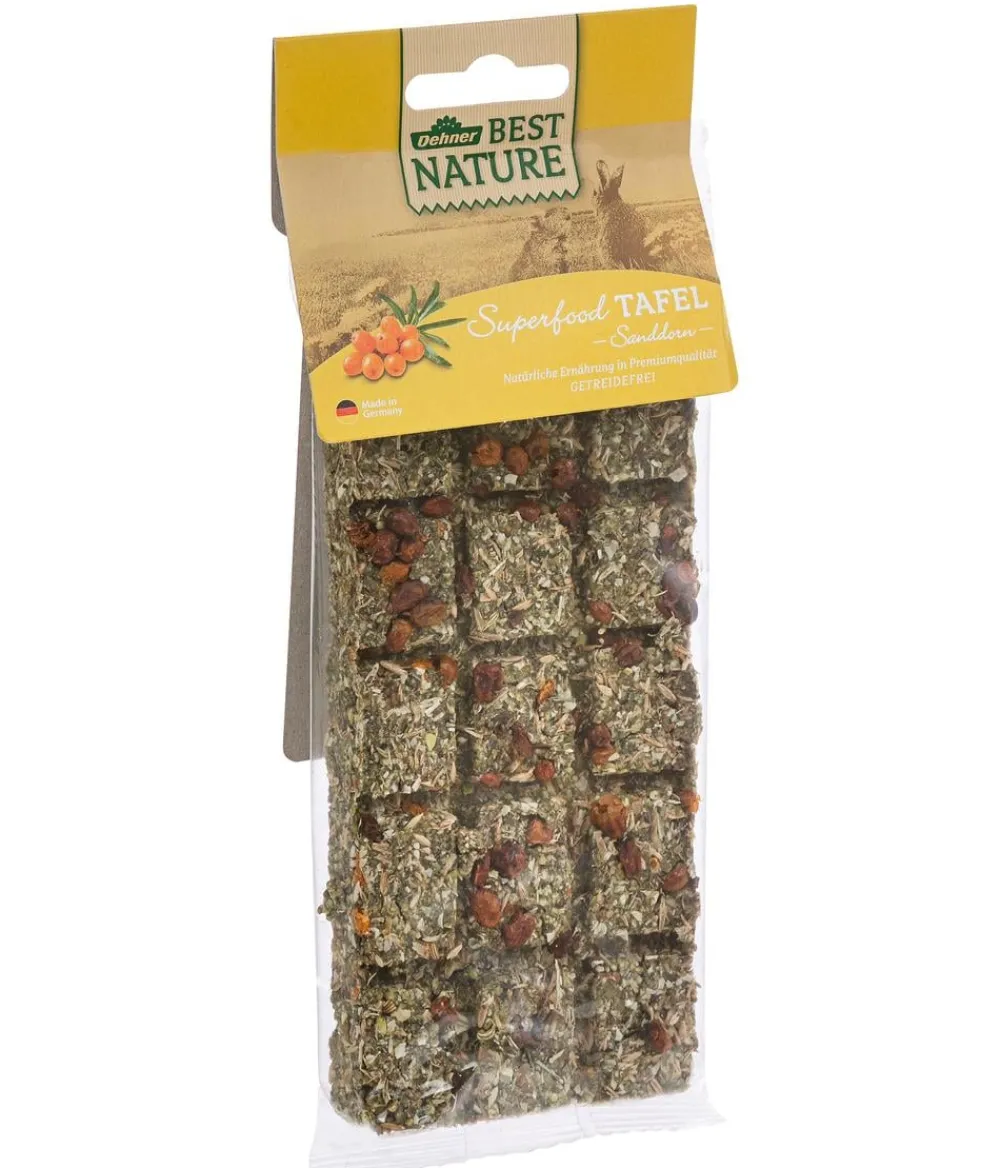 Dehner Best Nature Nagersnacks > Nagersnack Superfood Tafel Sanddorn, 125 g