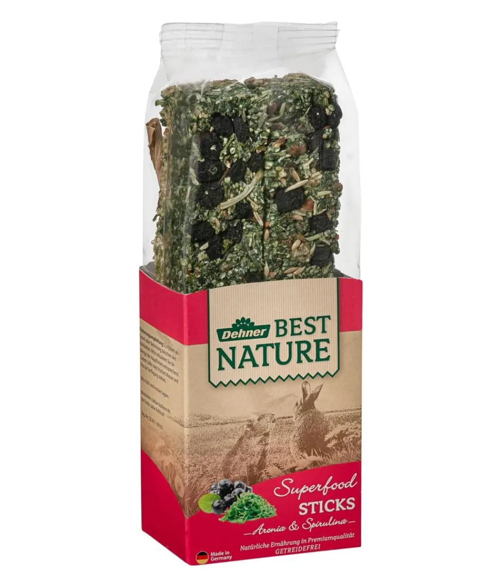 Dehner Best Nature Nagersnack Superfood Sticks Aronia & Spirulina Sale
