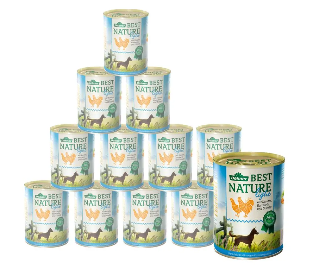 Dehner Best Nature Nassfutter für Hunde Light New