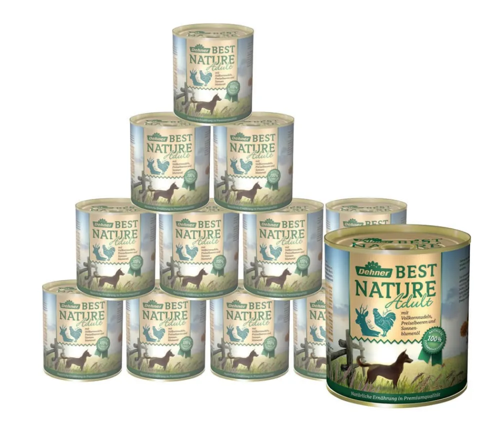 Dehner Best Nature Nassfutter Hund - Nassfutter für Hunde Adult