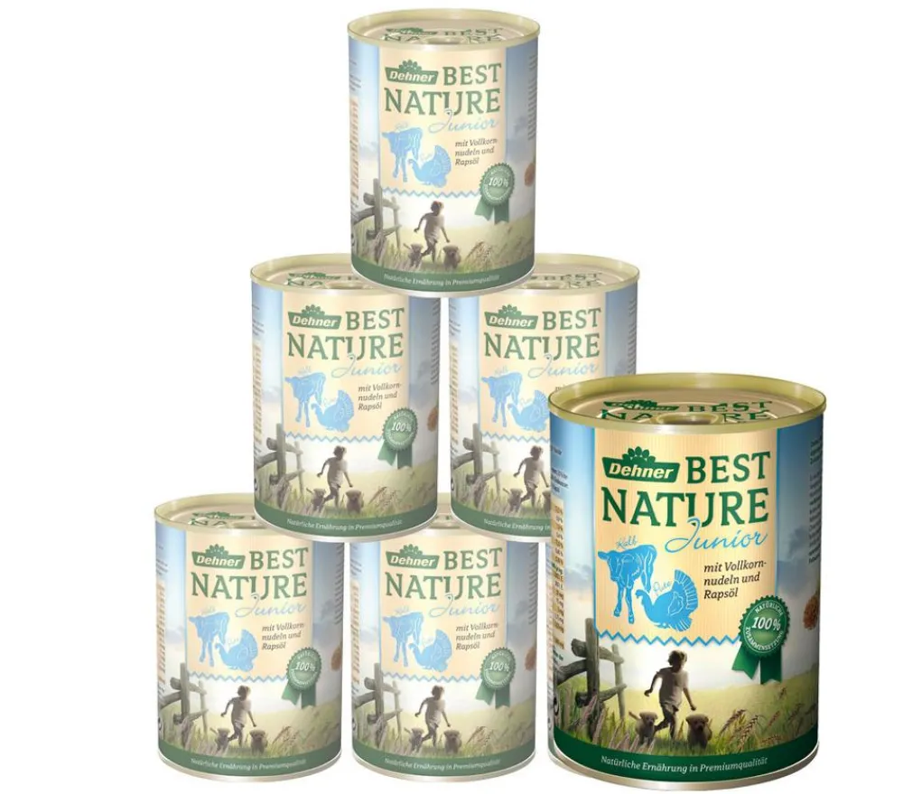 Dehner Best Nature Nassfutter Hund > Nassfutter für Hunde Junior, Kalb & Pute