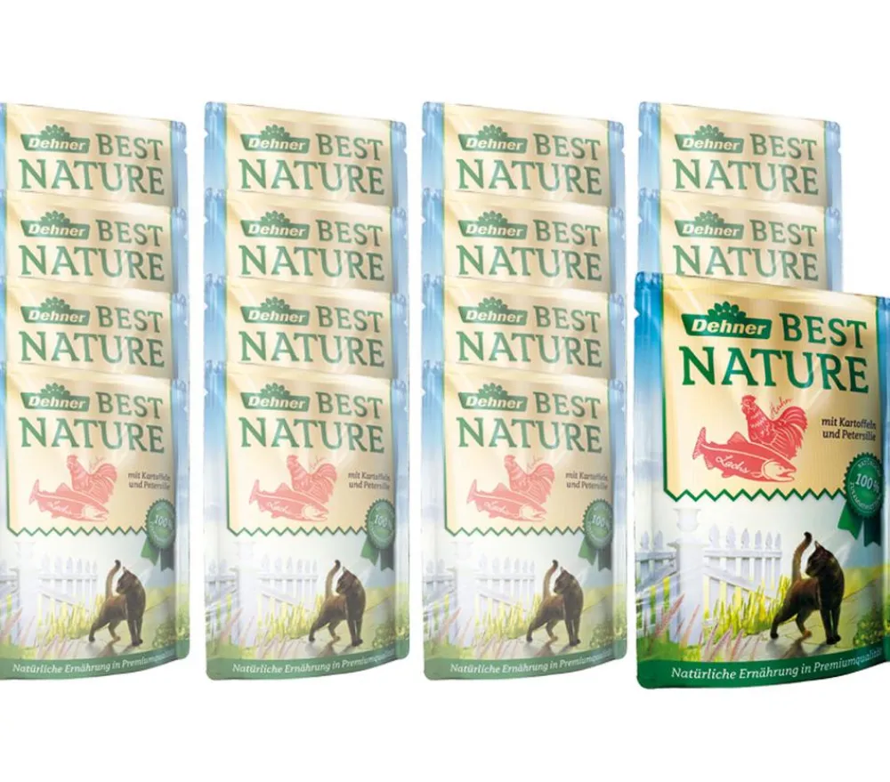 Dehner Best Nature Nassfutter Katze > Nassfutter für Katzen Adult, 16 x 85 g