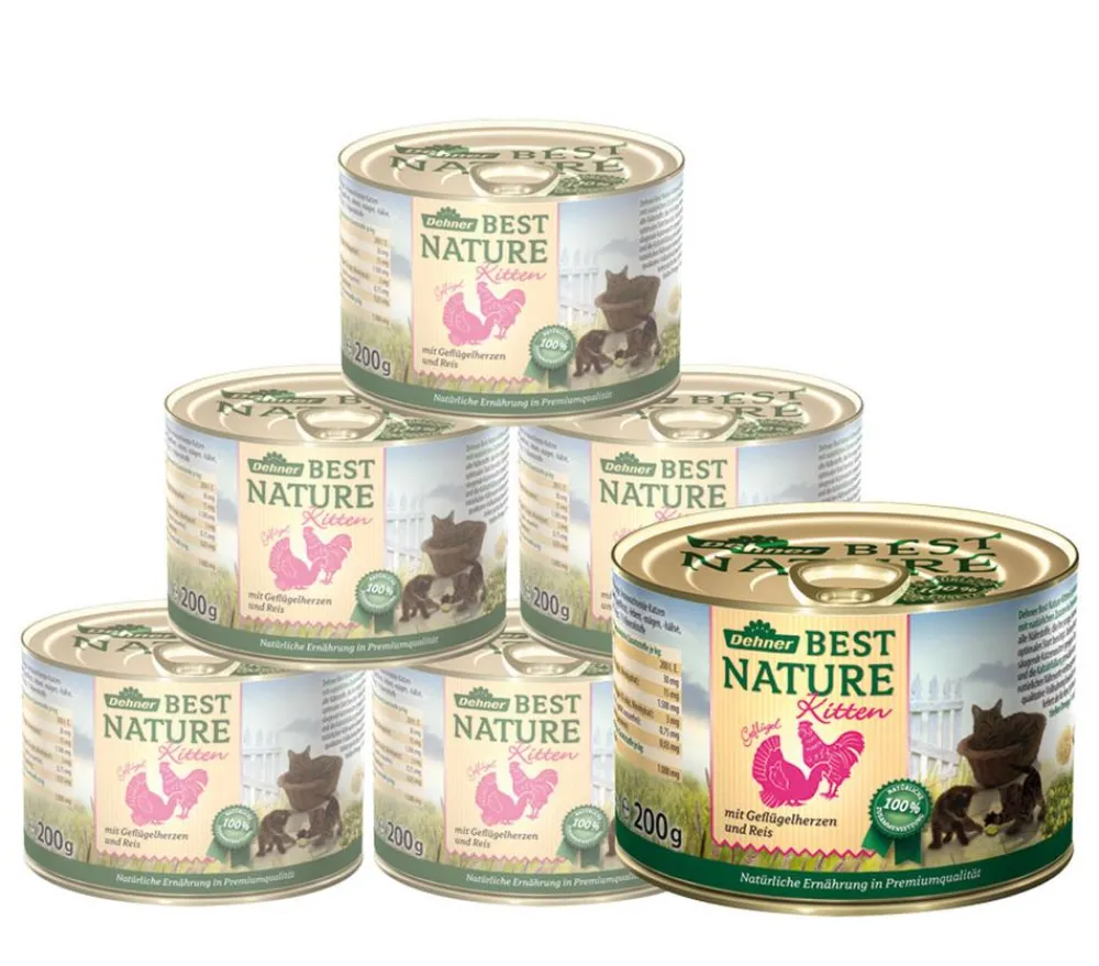 Dehner Best Nature Nassfutter Katze > Nassfutter für Katzen Kitten, /400 g