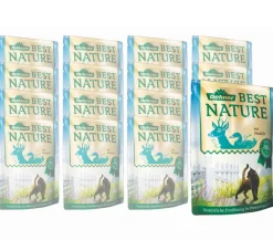 Dehner Best Nature Nassfutter Katze - Nassfutter für Katzen Adult, 16 x 85 g
