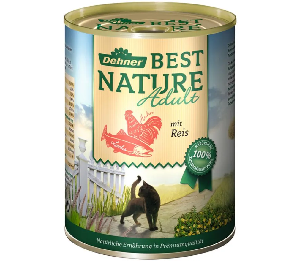 Dehner Best Nature Nassfutter Katze - Nassfutter für Katzen Adult, /400 g
