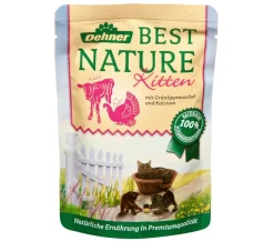 Dehner Best Nature Nassfutter Katze - Nassfutter für Katzen Kitten, 16 x 85 g