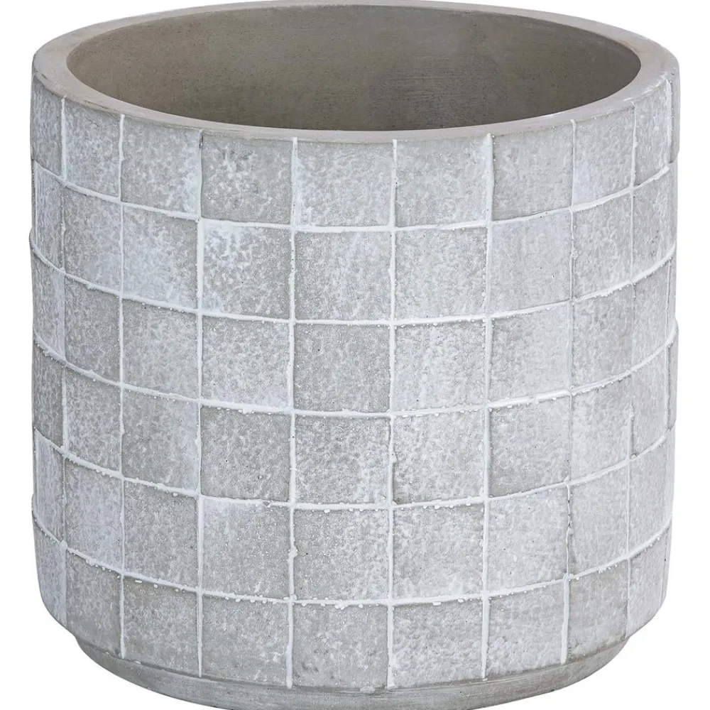 Dehner Orchideentöpfe|Blumentöpfe & Übertöpfe > Beton-Übertopf Geli, rund,