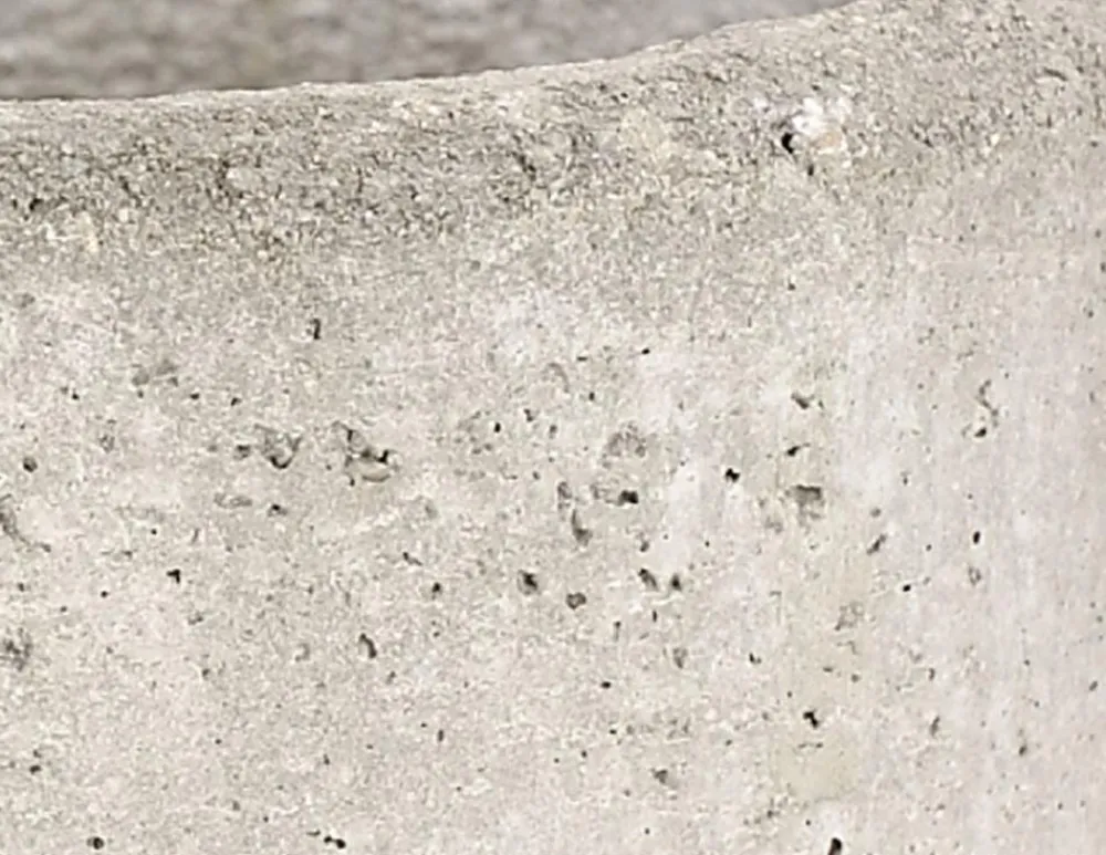 Dehner Blumentöpfe & Übertöpfe - Beton-Übertopf Jimmy, rund, Hellgrau