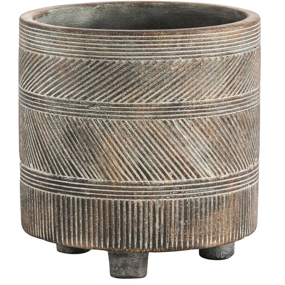Dehner Blumentöpfe & Übertöpfe - Beton-Übertopf Nola, rund, -