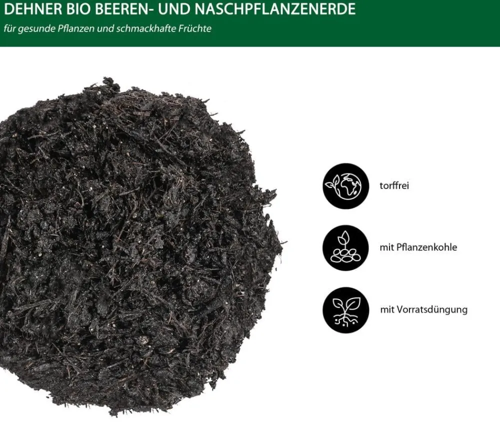 Dehner Bio Beeren- und Naschpflanzenerde, 20 l Online