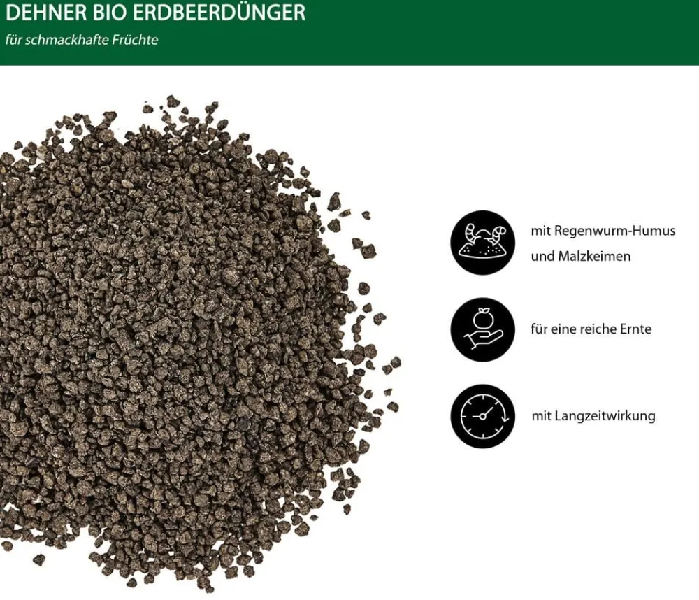 Dehner Bio Obst- & Gemüsedünger|Bio-Dünger > Erdbeer-Dünger, 750 g