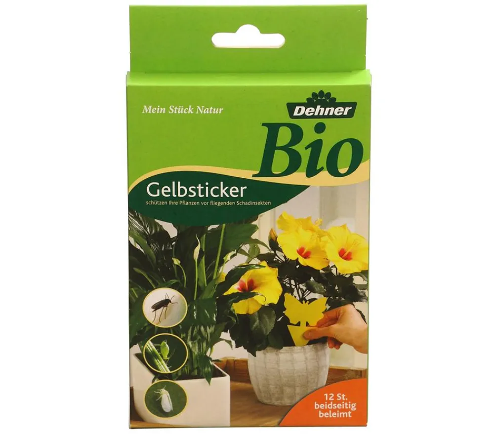 Dehner Bio Gelbsticker, 12er-Set New