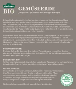 Dehner Bio Spezialerde > Gemüseerde, 40 l