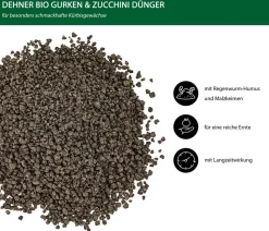 Dehner Bio Obst- & Gemüsedünger|Bio-Dünger > Gurken- und Zucchini-Dünger, 750 g