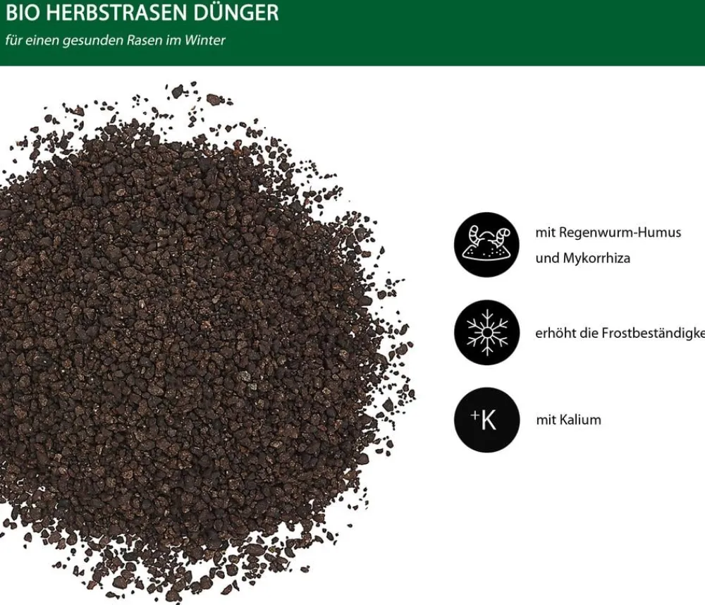 Dehner Bio Rasendünger - Herbstrasendünger, 10,05 kg
