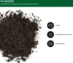 Dehner Bio Blumenerde|Spezialerde - Hochbeet-Erde, 40 l