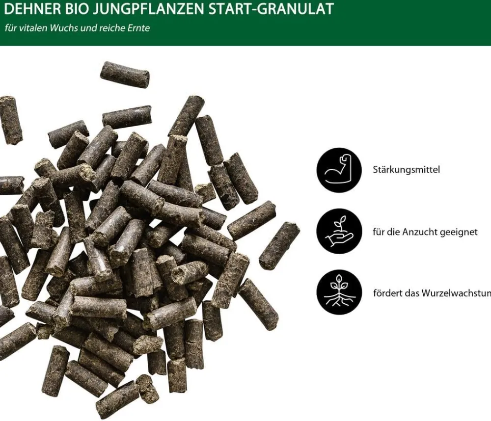 Dehner Bio Jungpflanzen Start-Granulat, 50 g Best