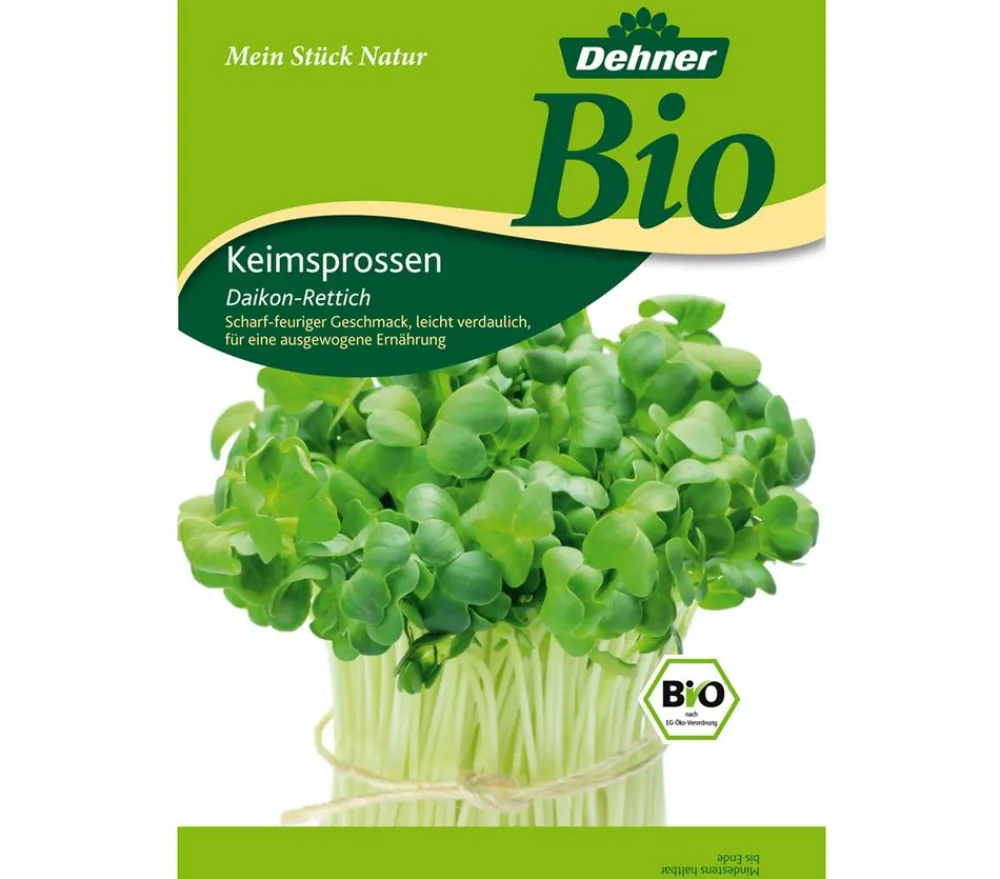 Dehner Bio Mehr Saatgut - Keimsprossen Daikon-Rettich