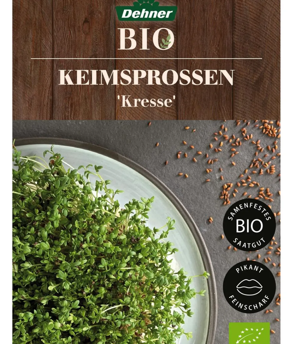 Dehner Bio Gemüsesamen - -Keimsprossen 'Kresse'