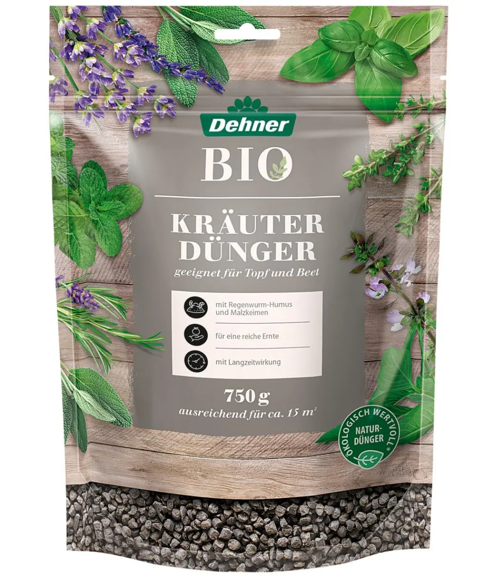 Dehner Bio Spezialdünger|Bio-Dünger > Kräuter-Dünger, 750 g