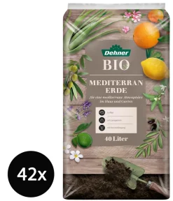 Dehner Bio Spezialerde > Mediterranerde, 42 x 40 Liter