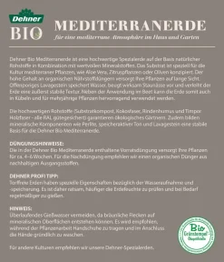 Dehner Bio Spezialerde - Mediterranerde, 42 x 40 Liter